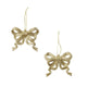 Boltze Home Weihnachtsanhänger Schleife Gold Set a 2