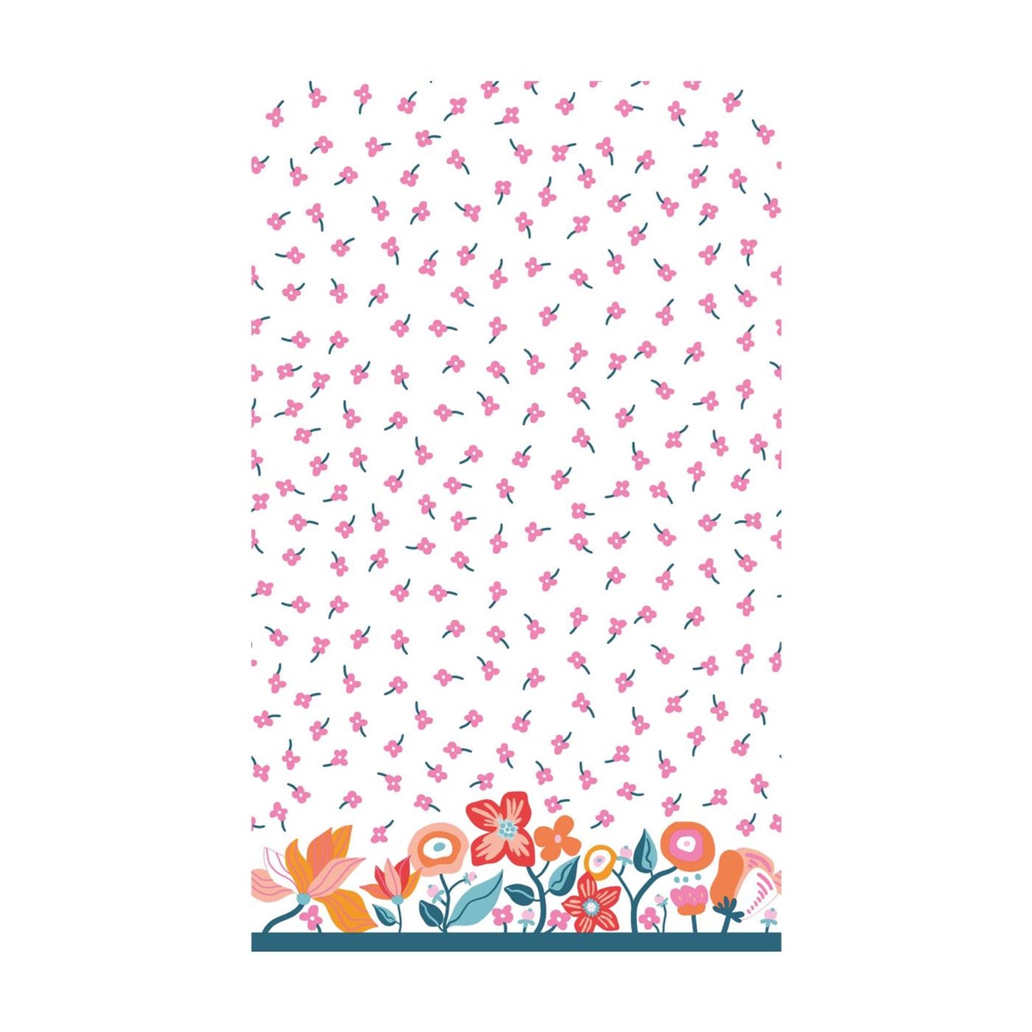 Duni Tischdecke Vibrant Bloom 138x220