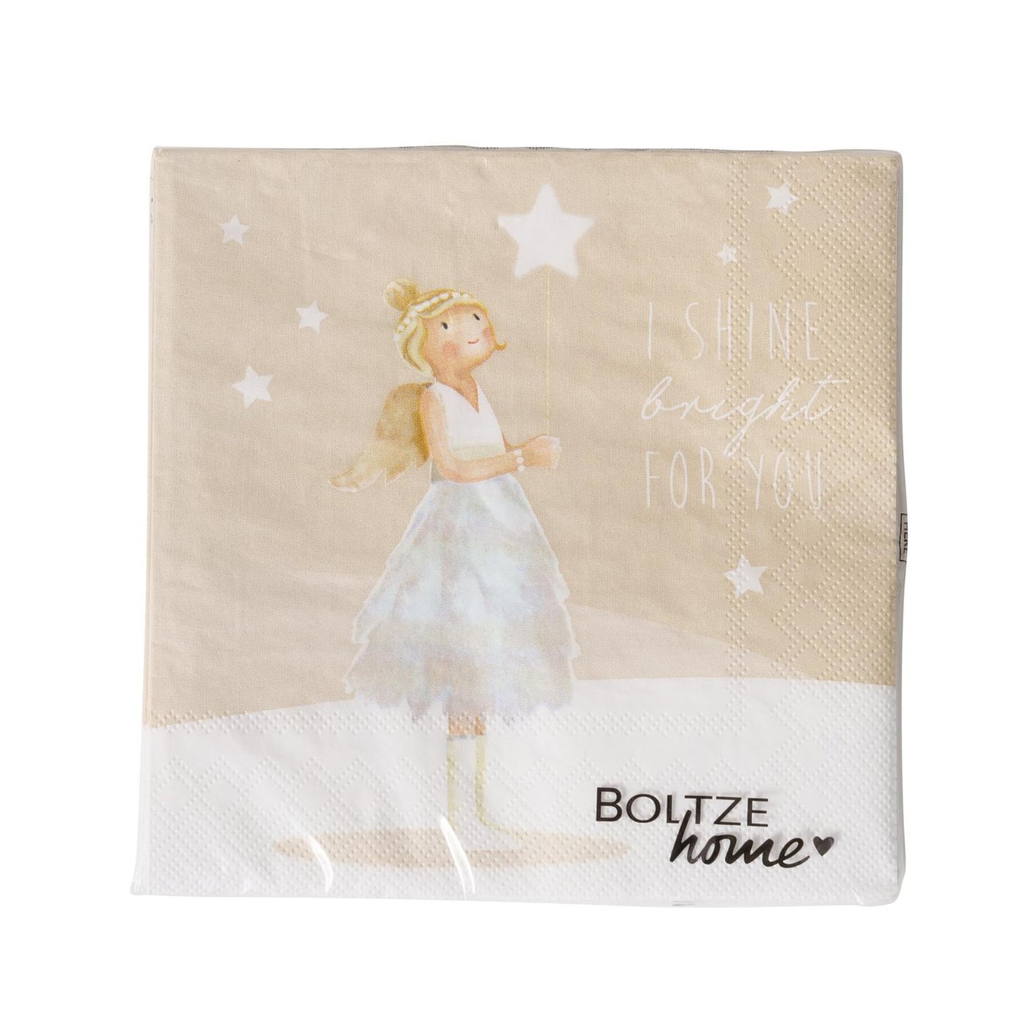 Boltze Home Servietten Weihnachtsengel 20 Stk.
