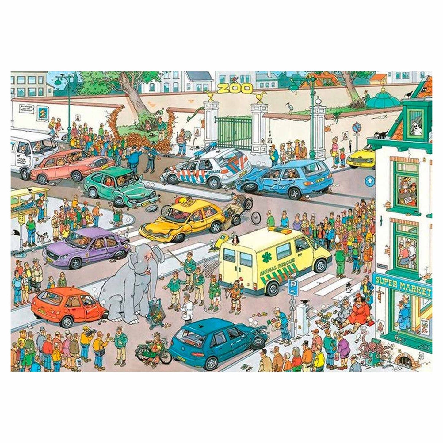 Jumbo Jigsaw Puzzle geht einkaufen, 1000st.
