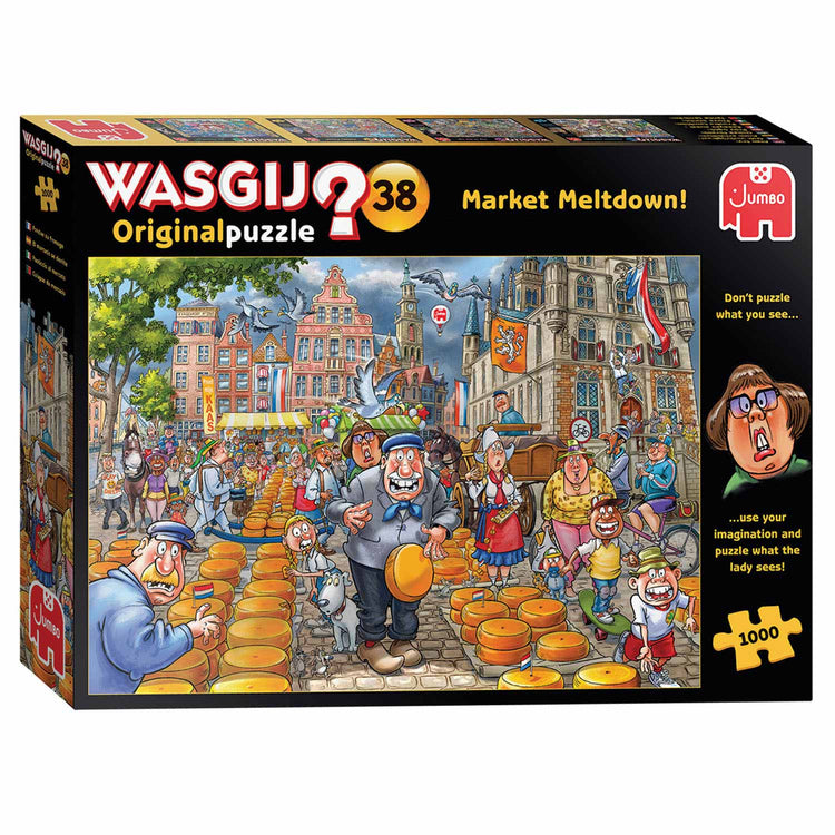 Jumbo - Stecker Puzzle Waspai Käsealarm 1000 Stücke