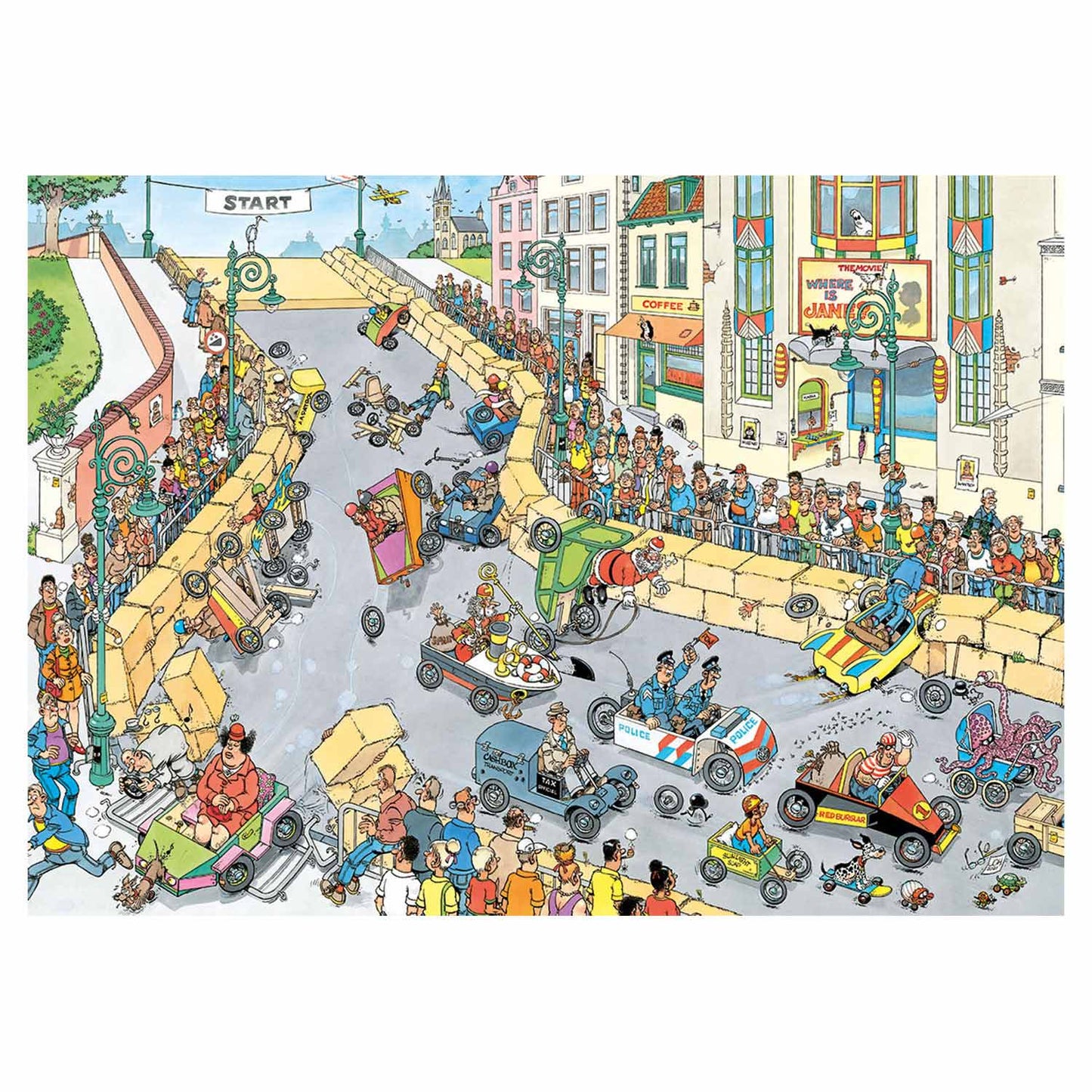 Jan Van Haasteren Pluzzle - Das Seifenkastenrennen, 1000st.
