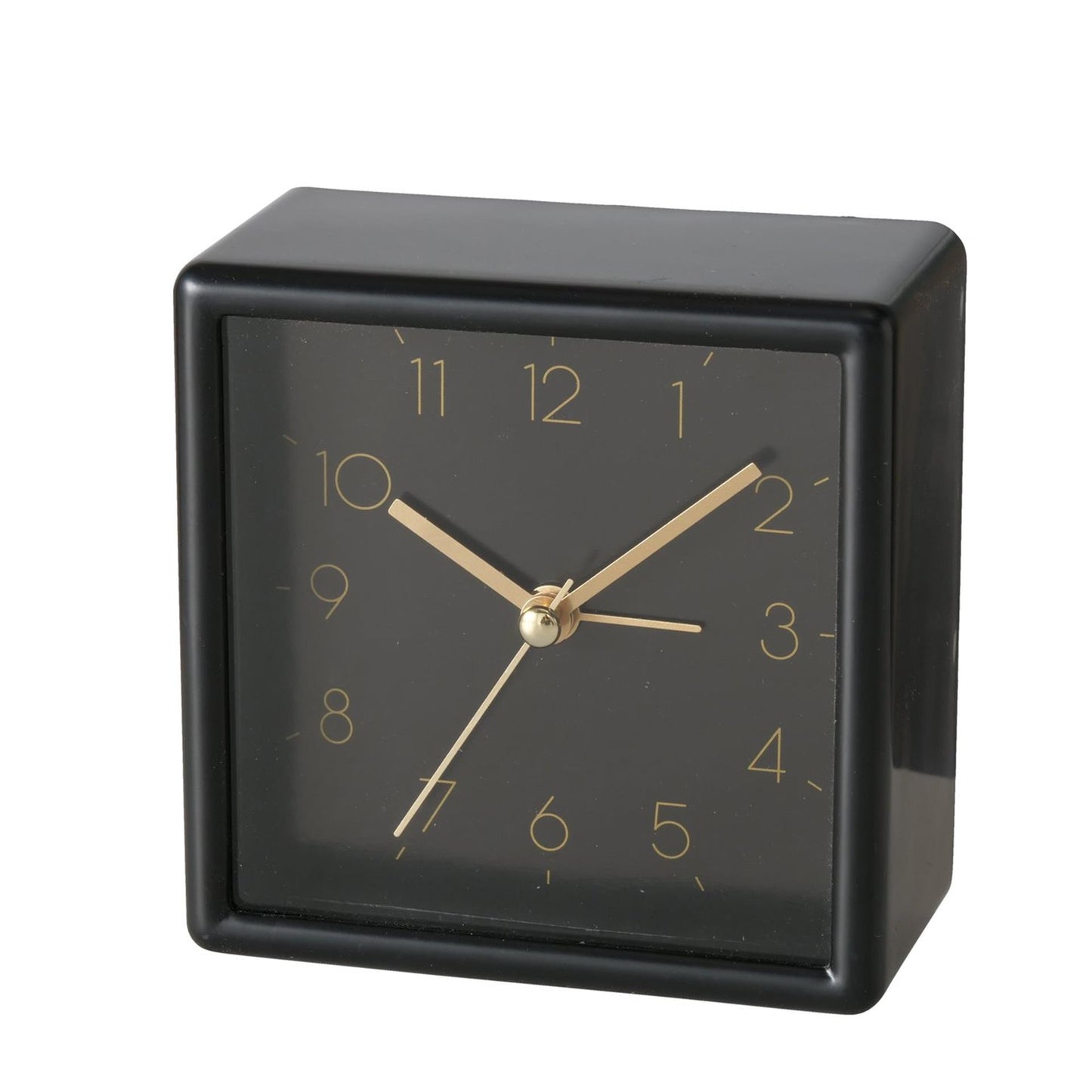 Boltze Home Tischuhr analog schwarz H9,5cm