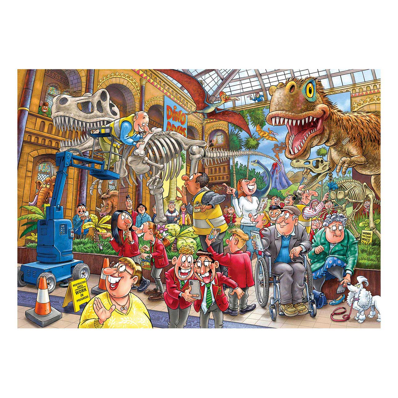 Jumbo Waschly Mystery 24 - Panik im Museum, 1000st.