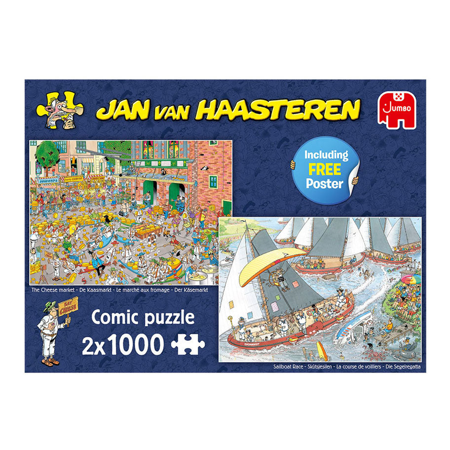 Jan Van Haasteren Jigsaw Puzzle Niederländische Traditionen, 2x1000st.