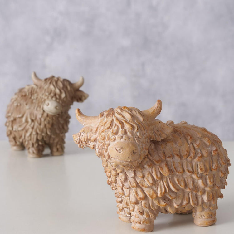 Boltze Home Figur Kuh Buffy H7,5x10cm Kunstharz