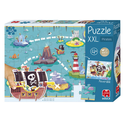Goula Puzzle XXL Pirates, 48st.