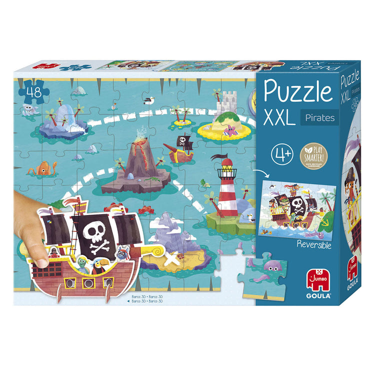 Goula Puzzle XXL Pirates, 48st.
