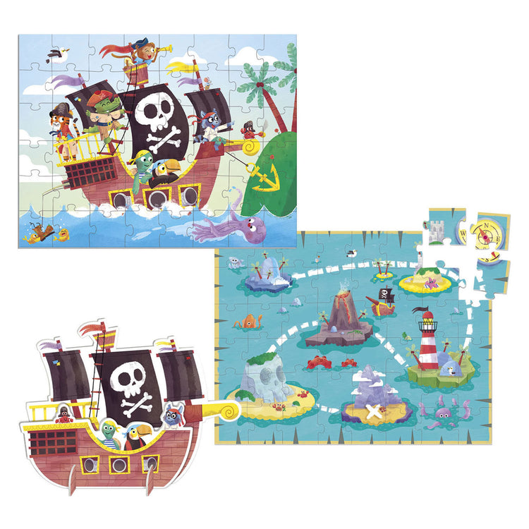 Goula Puzzle XXL Pirates, 48st.