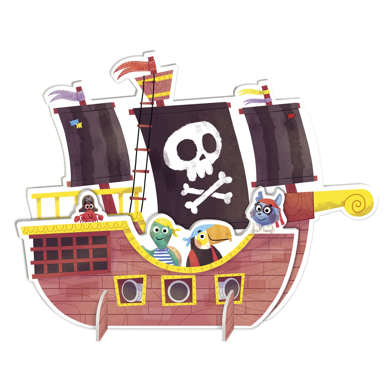 Goula Puzzle XXL Pirates, 48st.