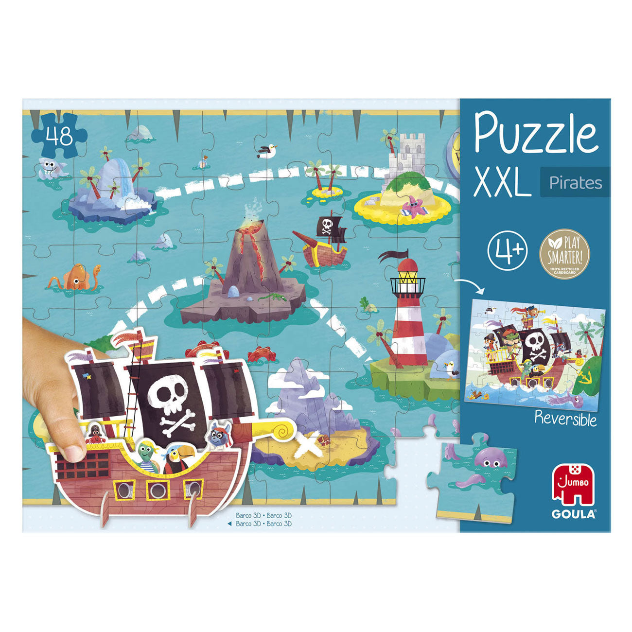Goula Puzzle XXL Pirates, 48st.