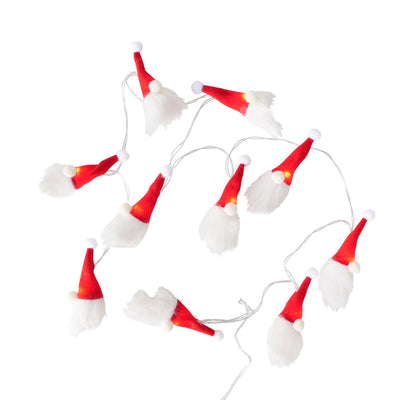 Boltze Home Lichterkette Weihnachtsmann 10 LED 165cm