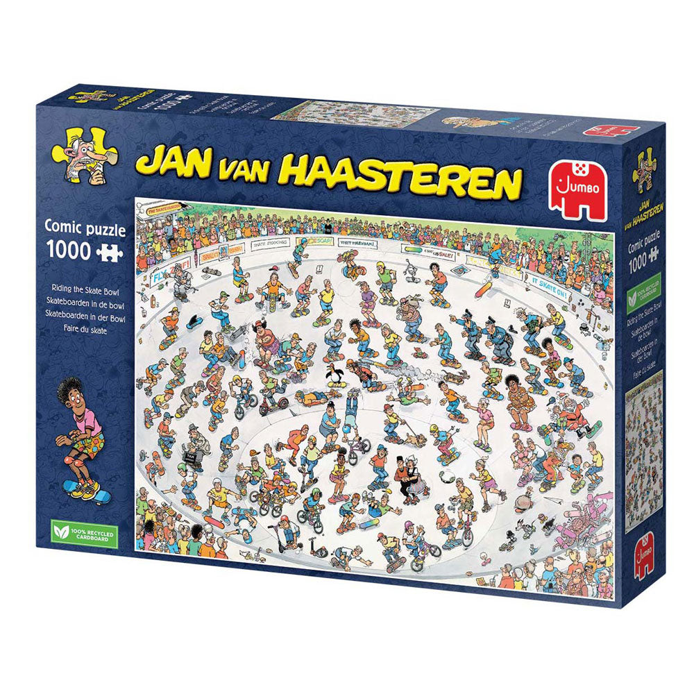 Jan Van Haasteren Jigsaw Puzzle Skateboard in der Schüssel, 1000st.