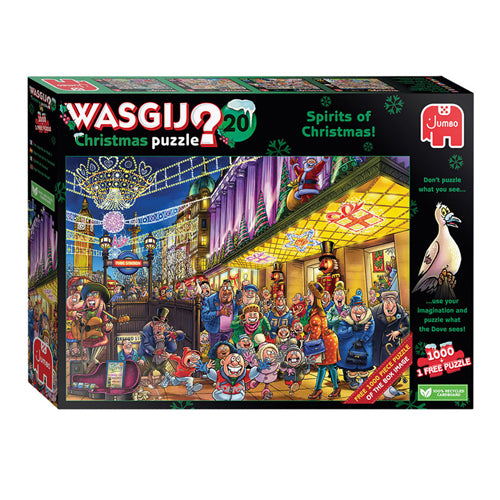 Jumbo Washij Weihnachten 20 Bein Puzzel Die Geister von Weihnachten, 2x1000st.