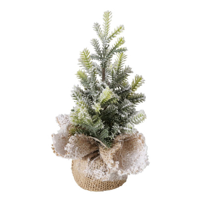 Boltze Home Weihnachtsbaum verschneit H22cm
