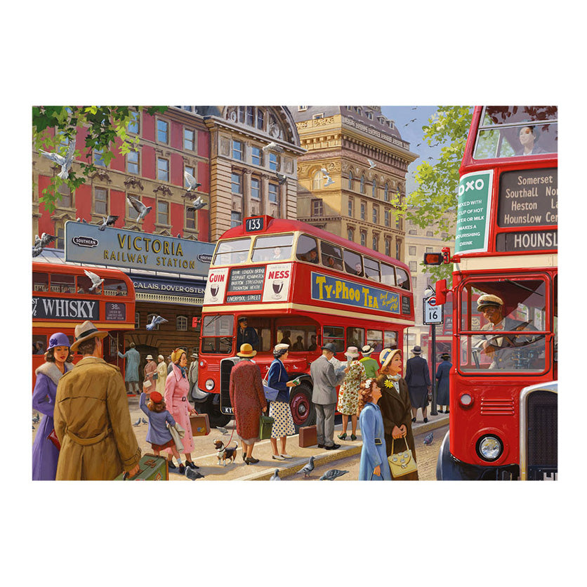 Jumbo legpuzzzel victoria Station, 1000Stk.