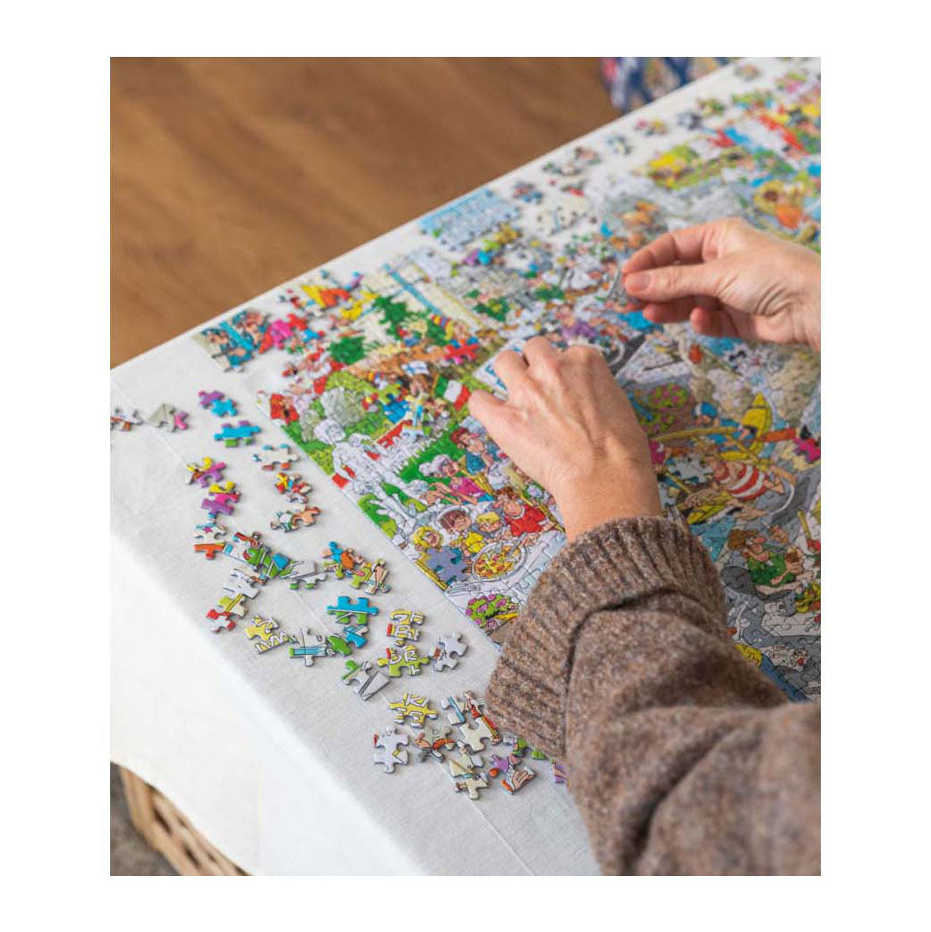 Jumbo -Puzzle Jan van Haasteren de Goochelbeurs 1000 Stück
