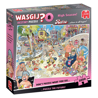 Jumbo Wasgij Retro Destiny 8 Puzzle – Hochsaison!, 1000 Teile.