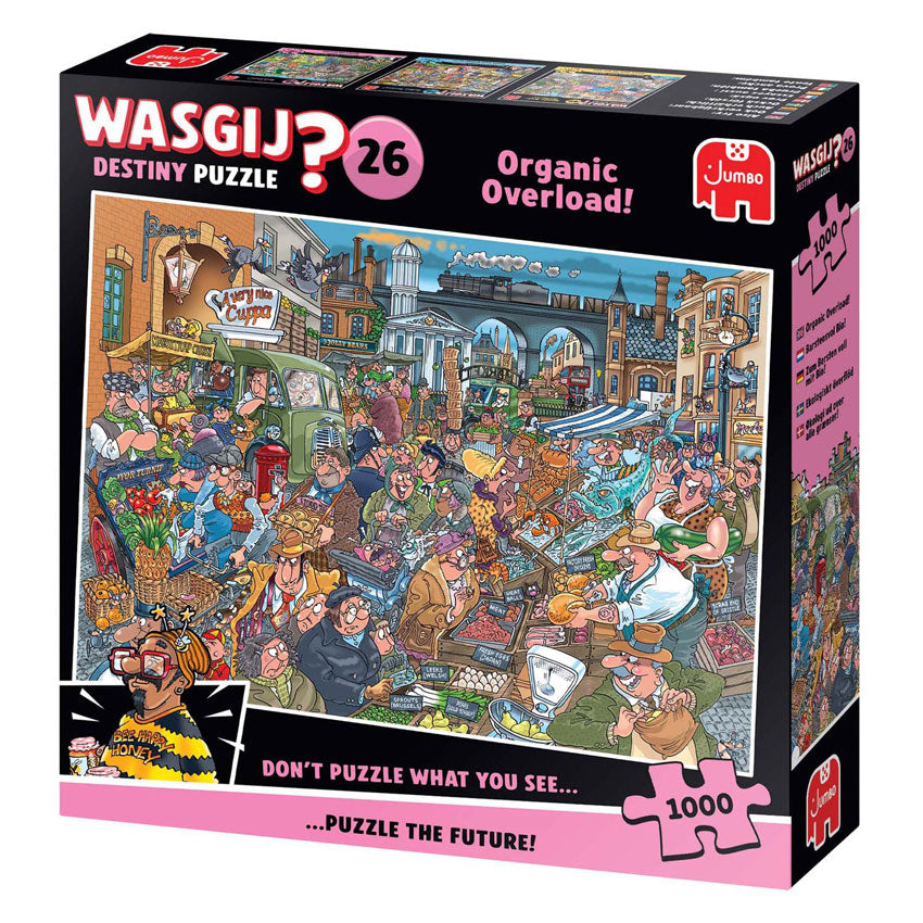 Jumbo Wasgij Destiny 26 Puzzle – voller Bio!, ​​1000 Teile.