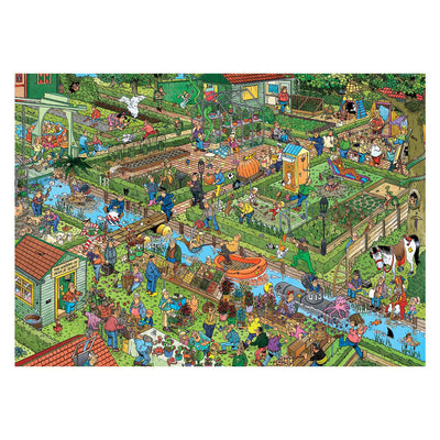 Jan van Haasteren Puzzle - Kleingärten, 1000 Teile.
