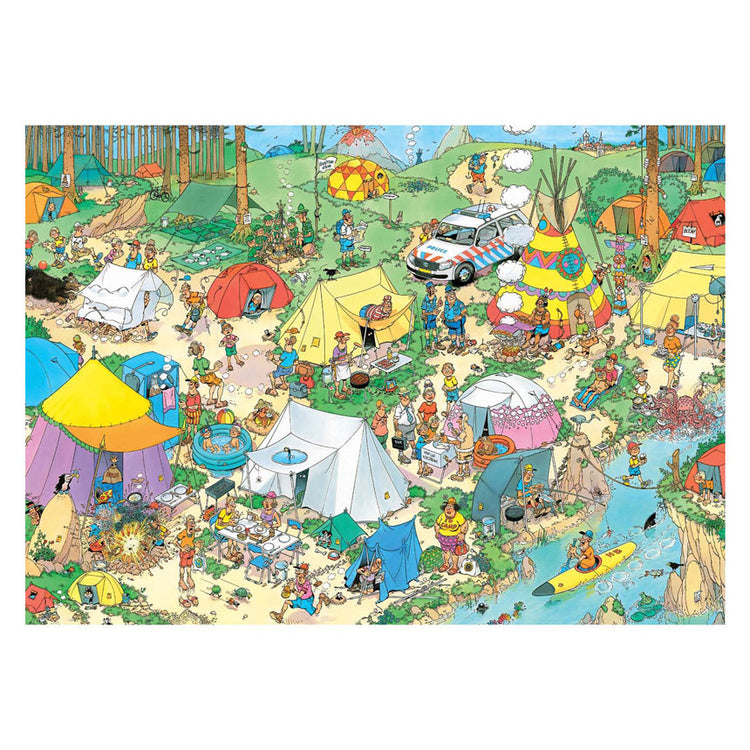 Jumbo-Puzzle jvh: Camping im Wald
