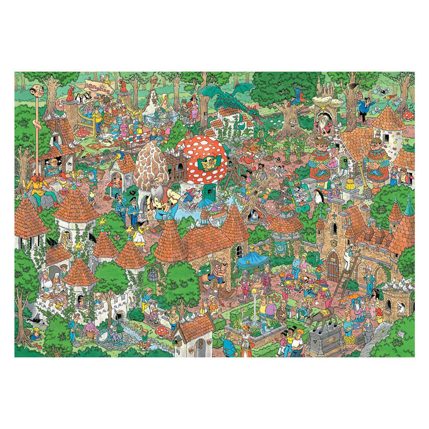Jumbo Jan van Haasteren Puzzle - Efteling-Märchenwald, 1000 Teile.