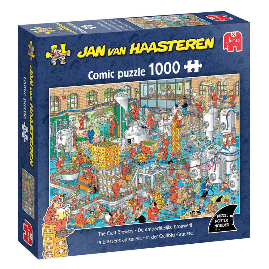 Jumbo Jan van Haasteren Puzzle – Die Handwerksbrauerei, 1000 Teile.