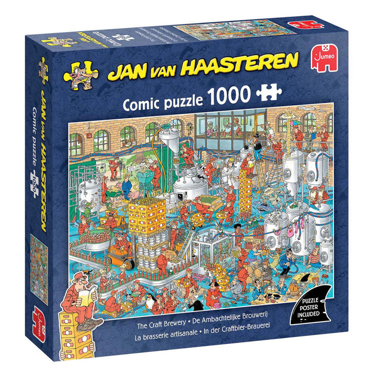 Jumbo Jan van Haasteren Puzzle – Die Handwerksbrauerei, 1000 Teile.