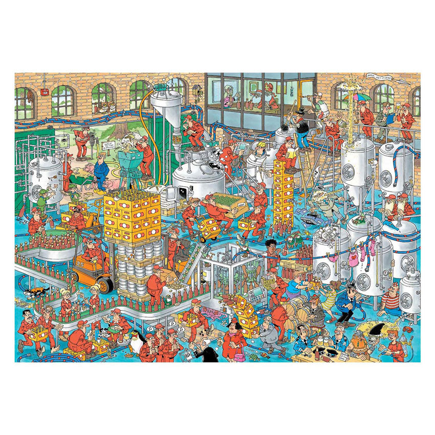 Jumbo Jan van Haasteren Puzzle – Die Handwerksbrauerei, 1000 Teile.