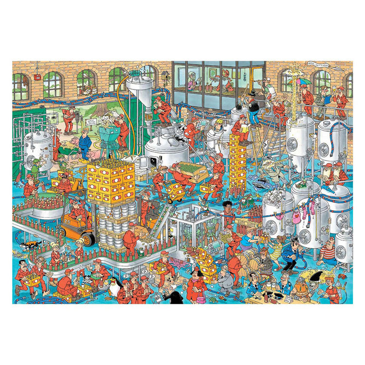 Jumbo Jan van Haasteren Puzzle – Die Handwerksbrauerei, 1000 Teile.