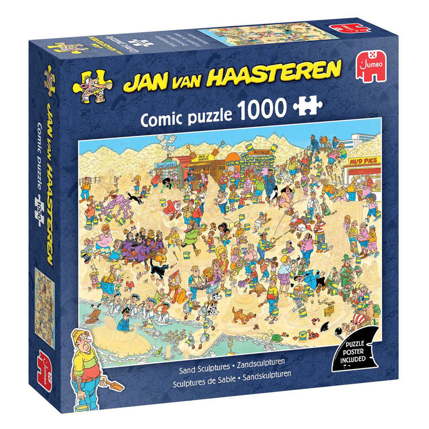 Jan van Haasteren Puzzle - Sandskulpturen, 1000 Teile.