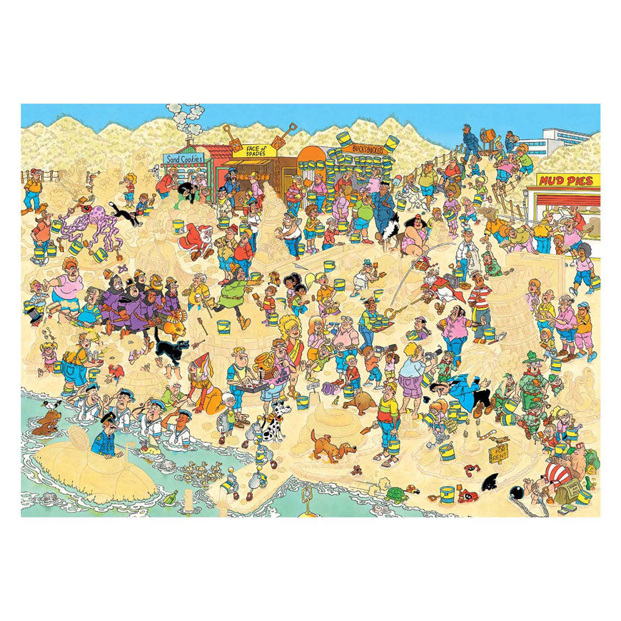 Jan van Haasteren Puzzle - Sandskulpturen, 1000 Teile.