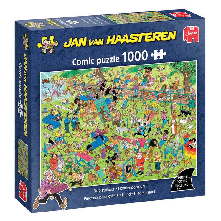 Jumbo Jan van Haasteren Puzzle - Hundeparcours, 1000 Teile.