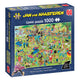 Jumbo Jan van Haasteren Puzzle - Hundeparcours, 1000 Teile.