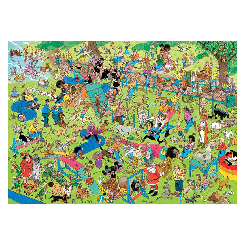 Jumbo Jan van Haasteren Puzzle - Hundeparcours, 1000 Teile.