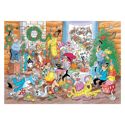 Jumbo Jan van Haasteren Puzzle - Weihnachtszittern - 500 Teile.