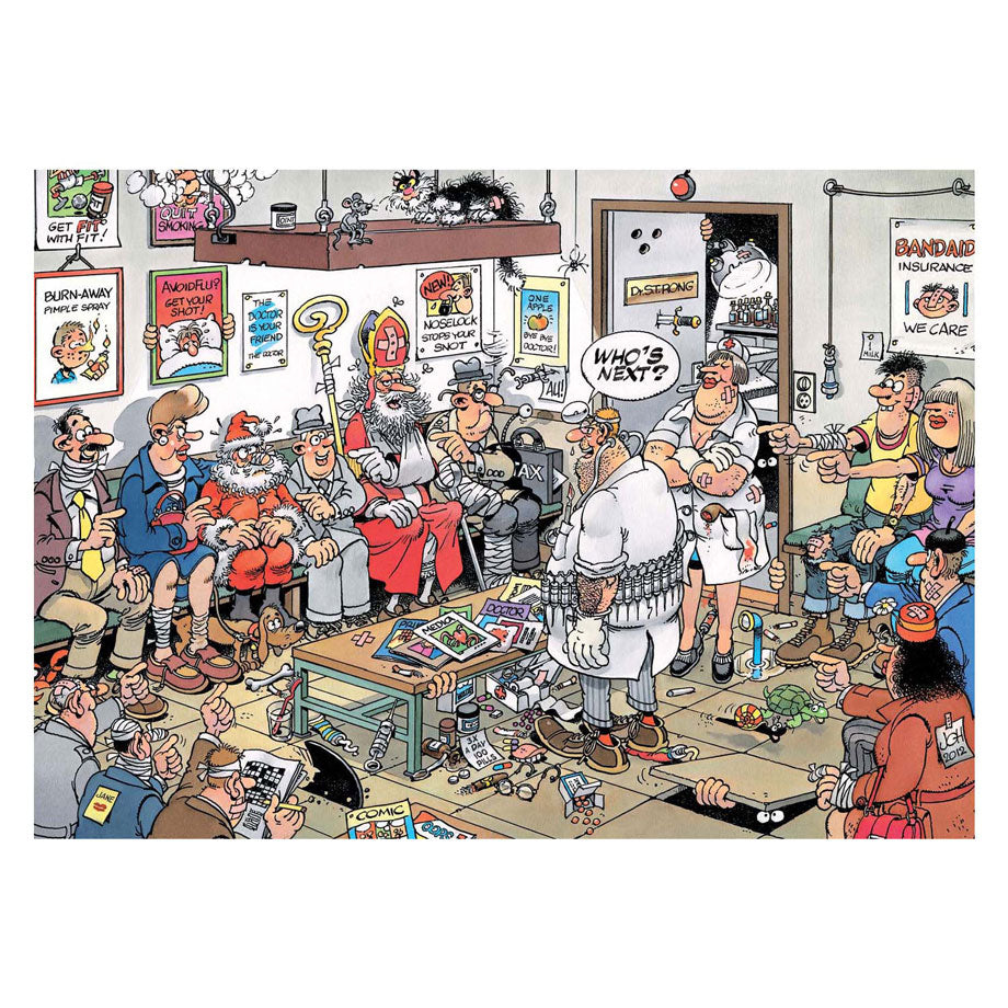 Jumbo Jan van Haasteren Puzzle – Wer kommt als Nächstes, 500 Teile.