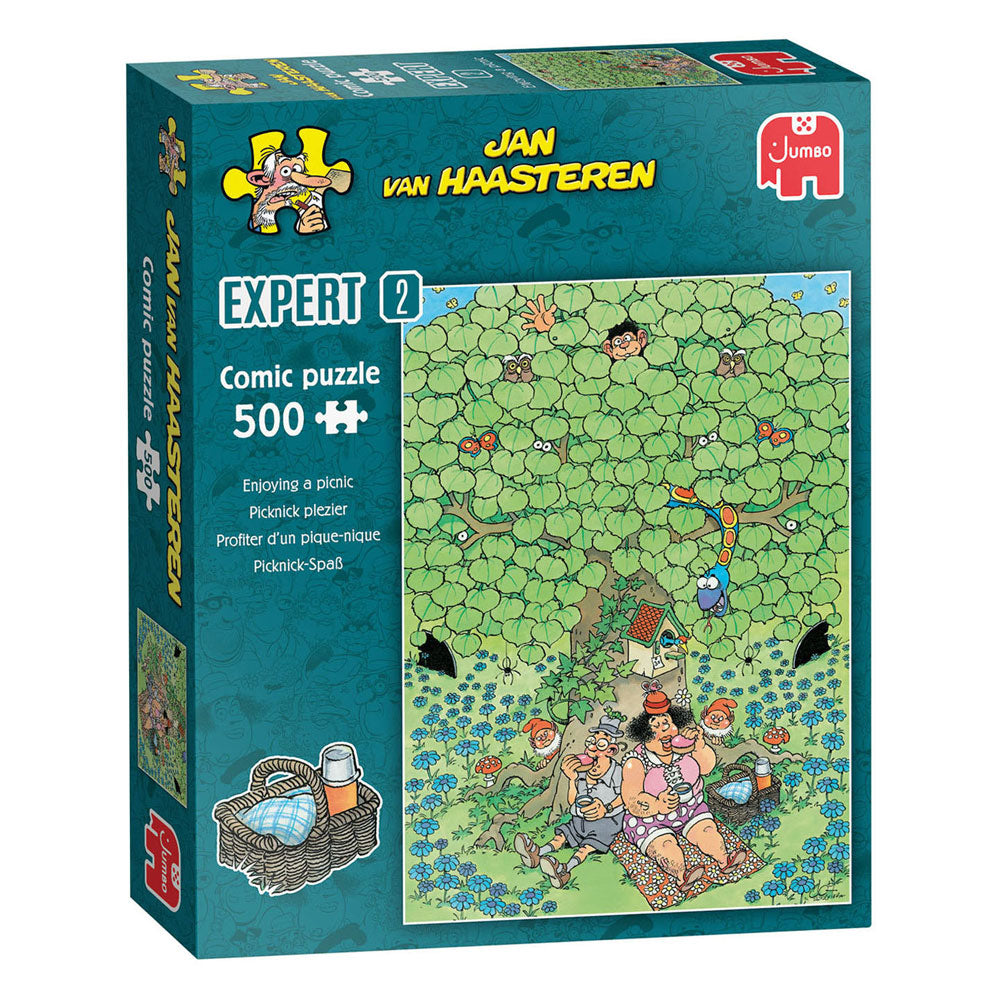 Jumbo Jan van Haasteren Puzzle Expert 2 - Picknickspaß - 500 Teile.