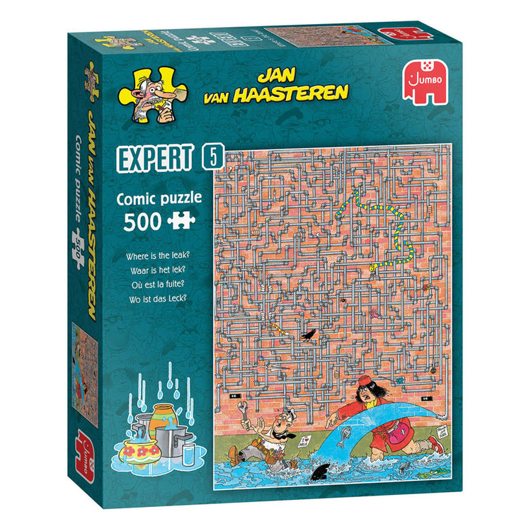 Jumbo Jan van Haasteren Puzzle-Experte 5 – wo ist das Leck? - 500 Stk.