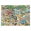 Jumbo Jan van Haasteren Puzzle - 2in1 Safari-Sturm, 2x1000 Teile.