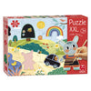 Jumbo Goula Puzzle XXL magisches Rubbelpuzzle - 27 Teile.