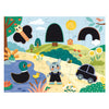 Jumbo Goula Puzzle XXL magisches Rubbelpuzzle - 27 Teile.