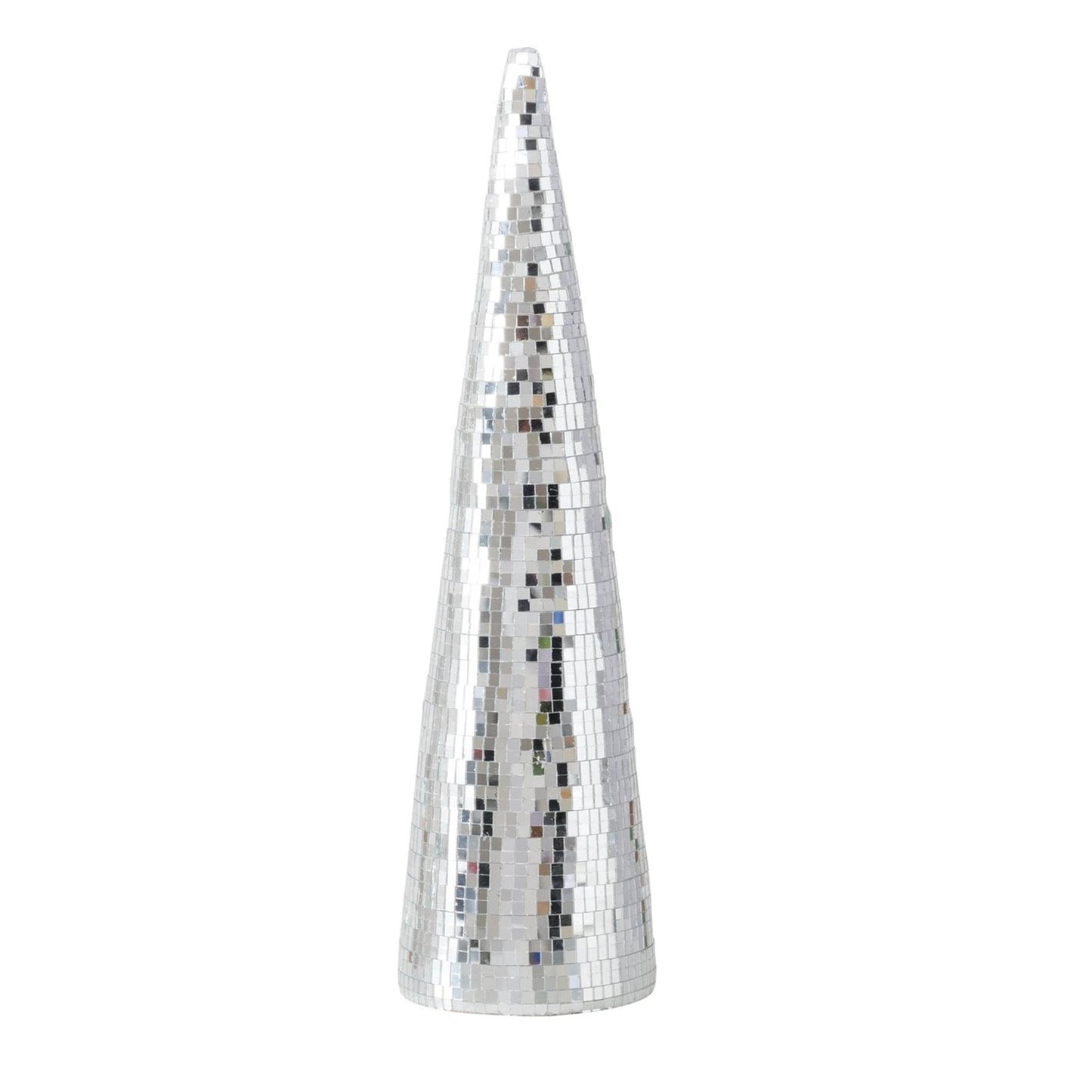 Boltze Home Weihnachtsbaum Disco Spiegelglas H39cm