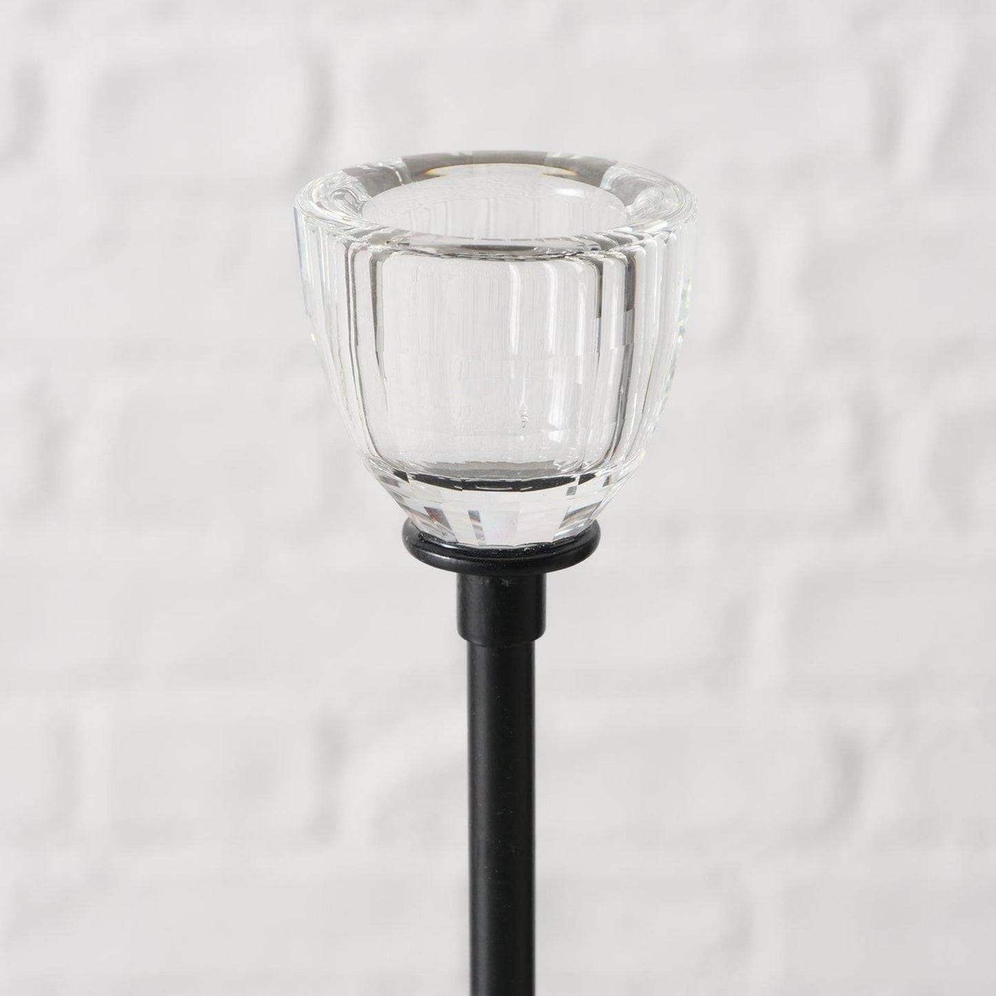 Boltze Home Kerzenständer schwarz 3-teilig ø7cm
