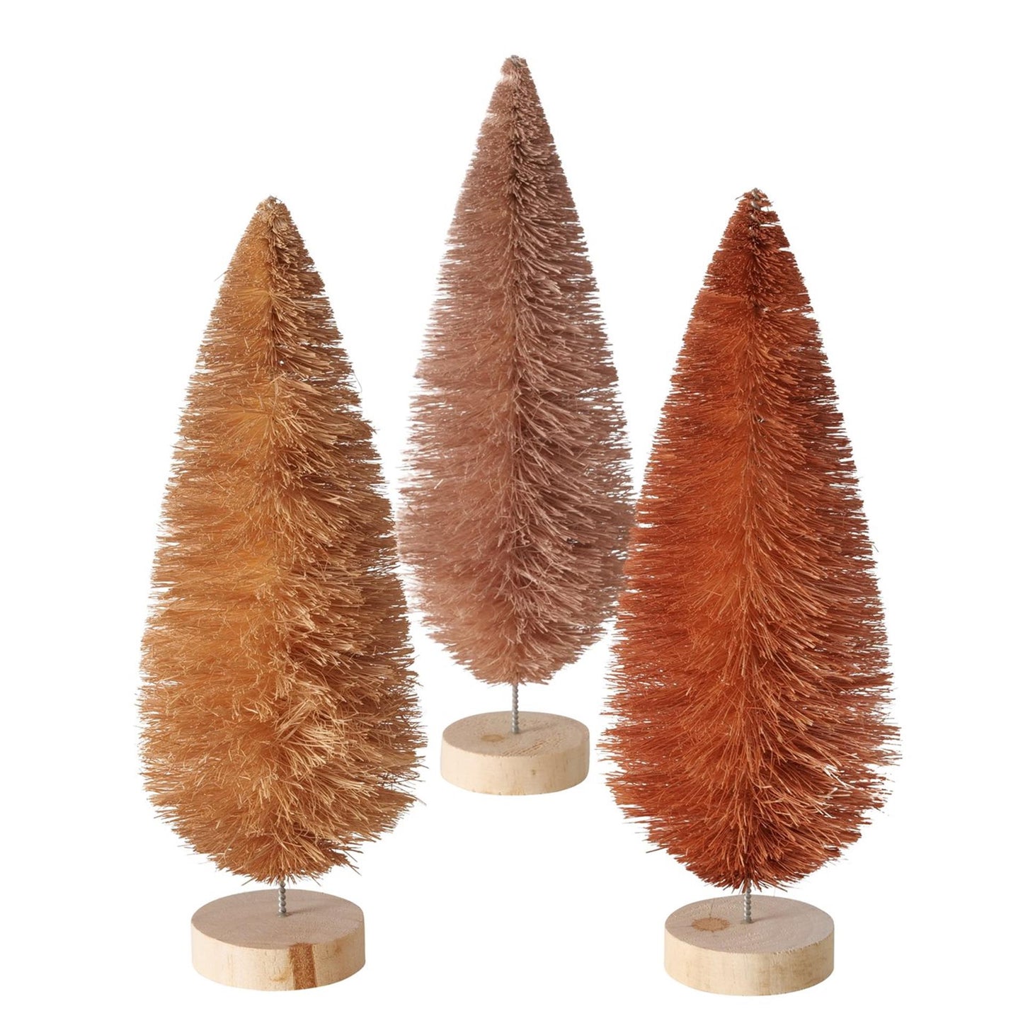 Boltze Home Statue Weihnachtsbaum in Braun H23cm