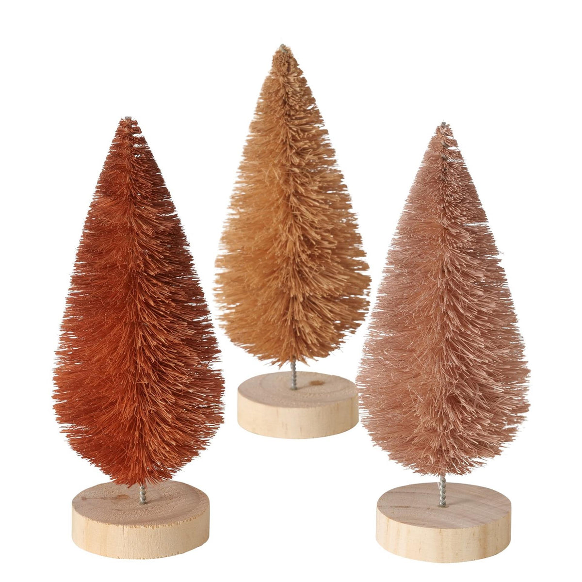Boltze Home Statue Weihnachtsbaum braun H16cm