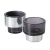 Boltze Home Teelichthalter Disco Glas H7,5 cm