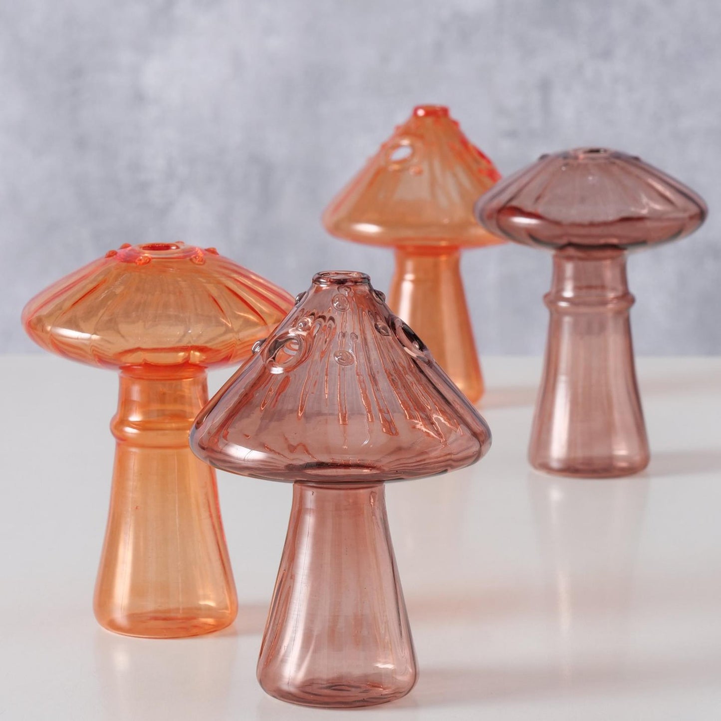 Boltze Home Vase Pilzglas H10,5 cm