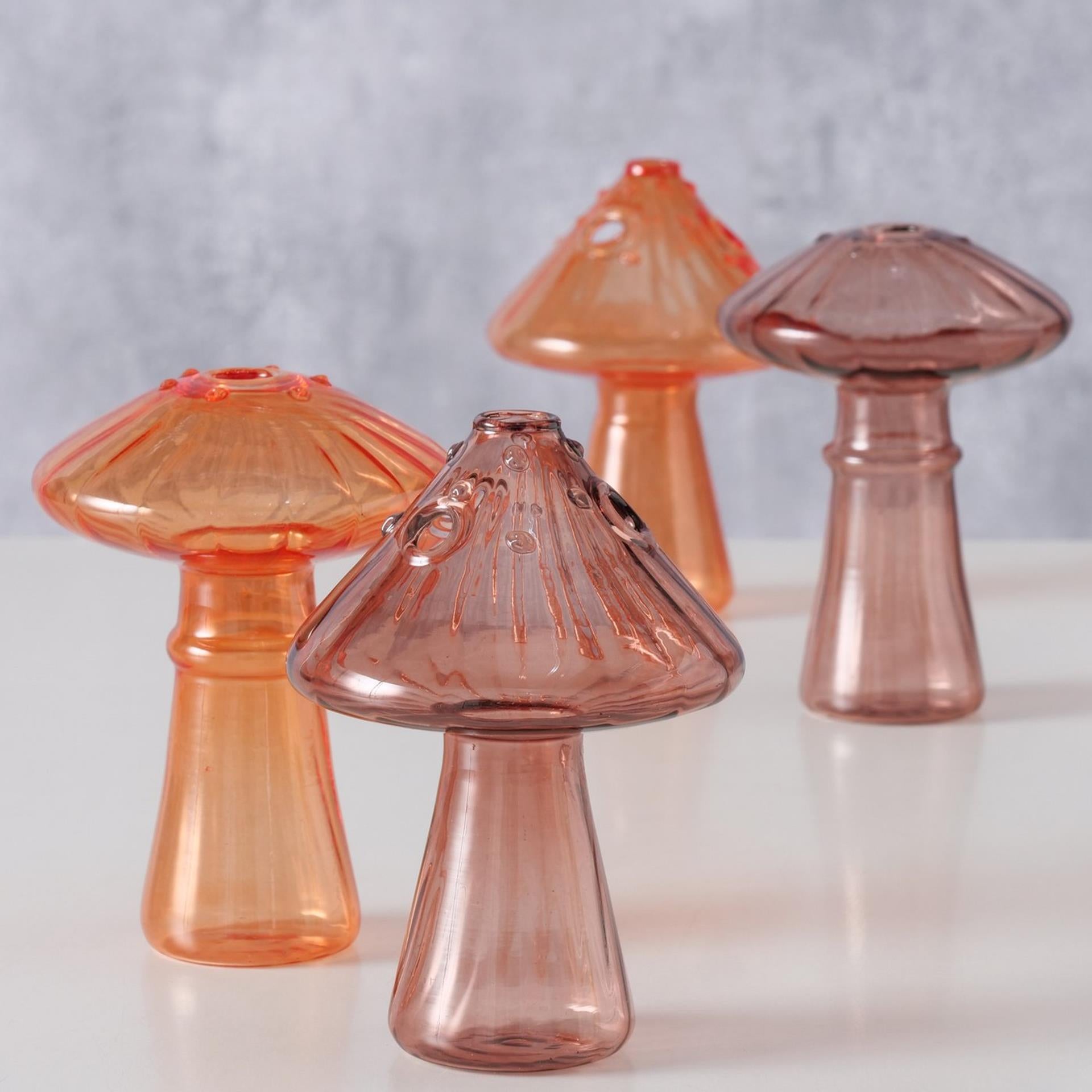 Boltze Home Vase Pilzglas H10,5 cm