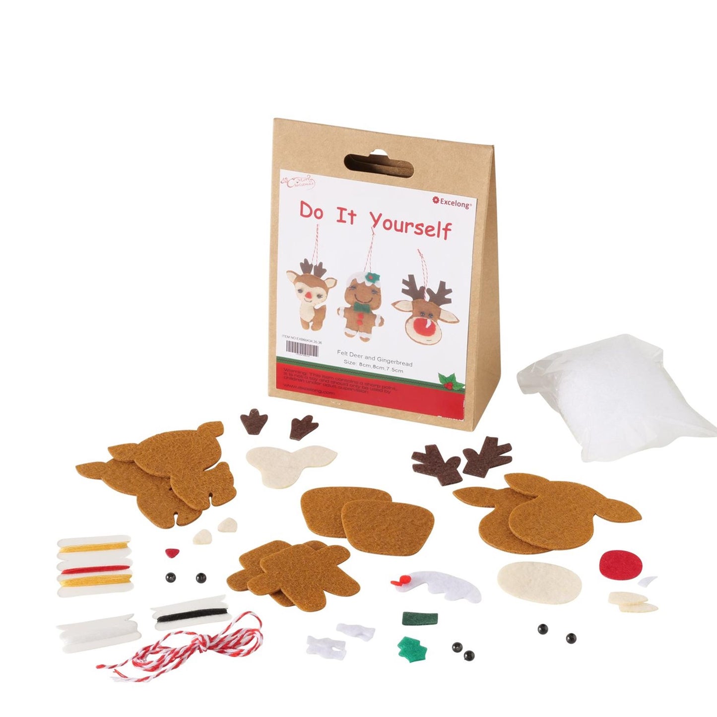 Boltze Home DIY Bastelset Hirsch h15cm